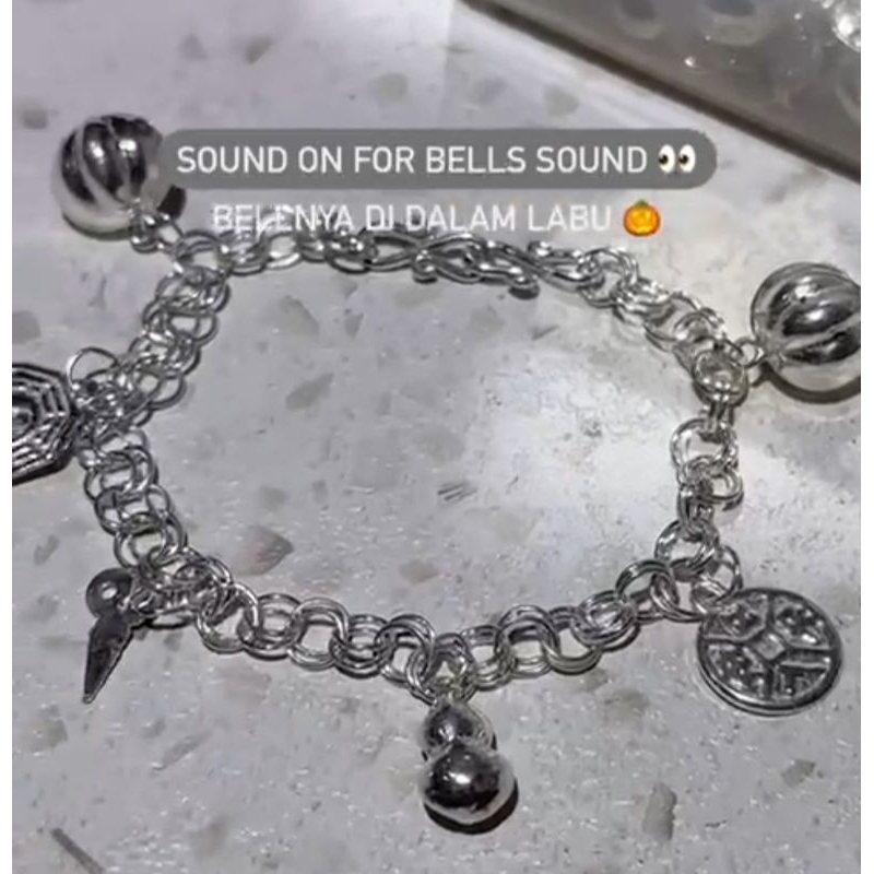 gelang kaki anak perak