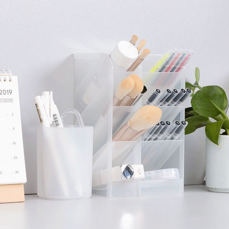

INASO Rak Pen Holder 4 Layer Grid Tempat Pulpen Alat Tulis Meja Desk Organizer Dekstop Stationery HRM329