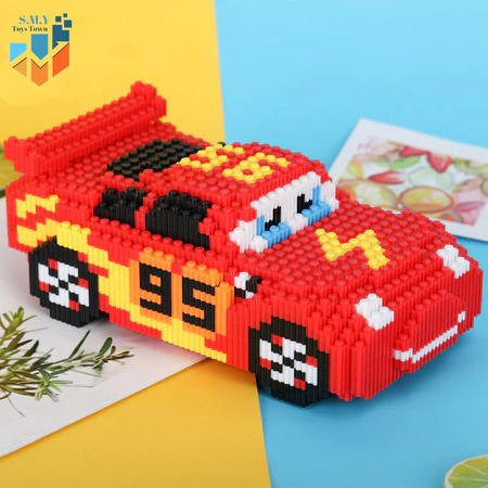 Lego Puzzle Mainan Edukasi DIY Hadiah Kado Anak Balok 3D Mainan Blok Susun Mobil, Boneka, Jumbo Bric