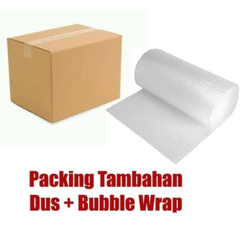 

Ekstra Plastik Bubble (Bubble Wrap) + Dus untuk Packing Tambahan