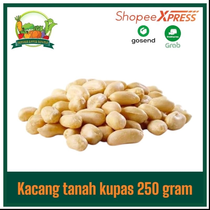 

kacang tanah kupas bersih 250 gram - KIRIM INSTAN