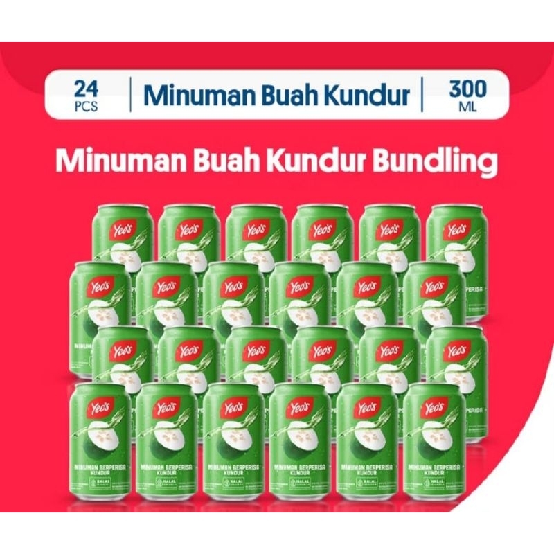 

Minuman Kaleng Yeos winter melon / kundur can 300 ML ( 1 dos isi 24 Kaleng )