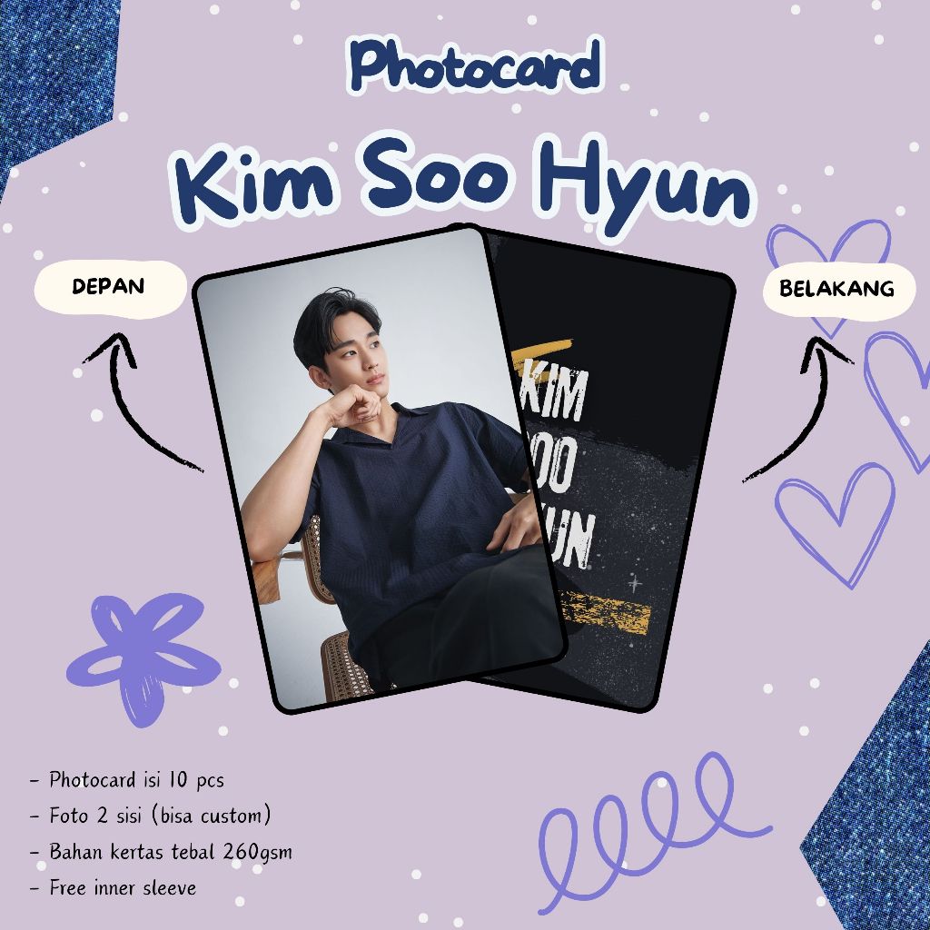 (10 PCS) PHOTOCARDS KIM SOO HYUN