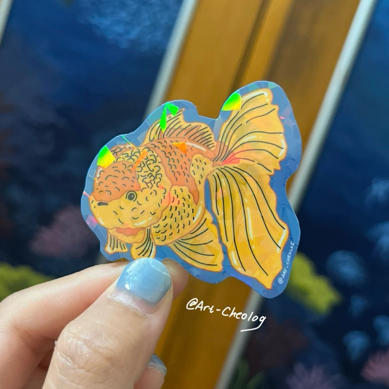 

STICKER/ GOLDFISH /GLITTER/ DEKORASI