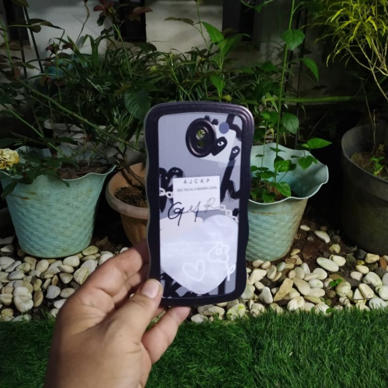 Case Samsung J7 pro 2017 J730 Softcase Gelombang Motif Black Love Samsung SM-J730G SM-J730GM