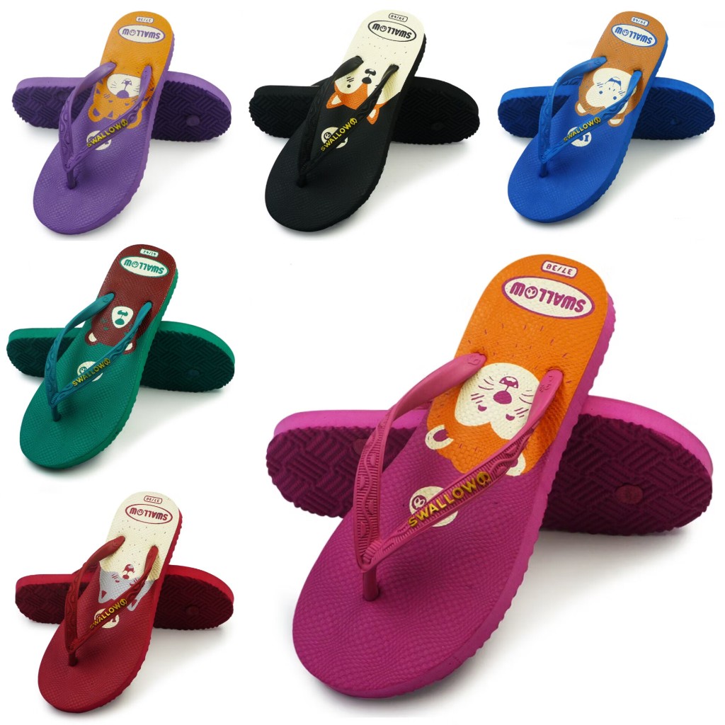 Sandal Jepit Swallow Nice Safari- Motif Binatang Lucu Original