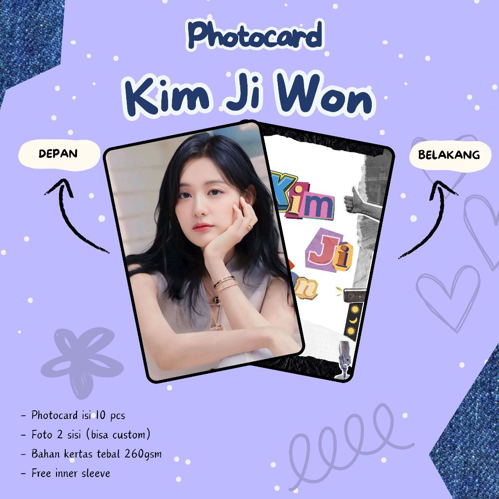 (10 PCS) PHOTOCARDS KIM JI WON