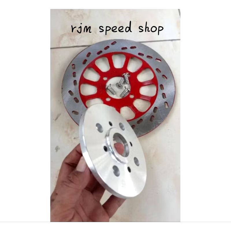 Plendes adaptor cakram satria 2tak tromol besar 4 lubang pnp VEGA/JUPITER NEW GL MP TIGER VIXION OLD