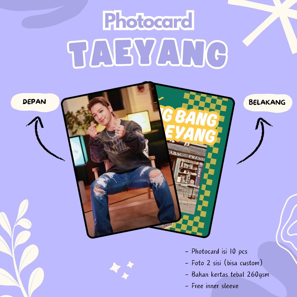(10 PCS) PHOTOCARD TAEYANG BIGBANG
