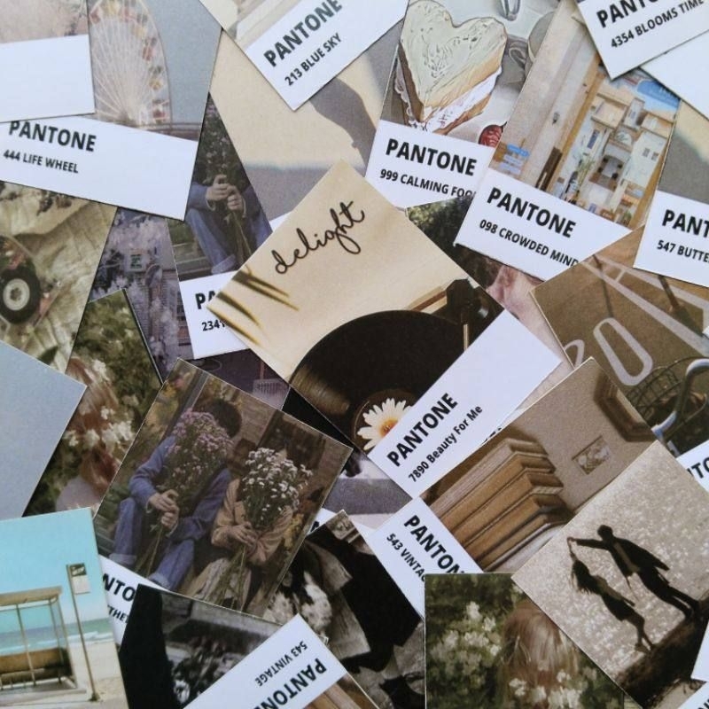 

[ ] 16pcs PANTONE RETRO Sticker Pack / Pantone sticker / Retro pantone sticker / Jurnaling Stiker / Aesthetic Sticker / Deco Sticker