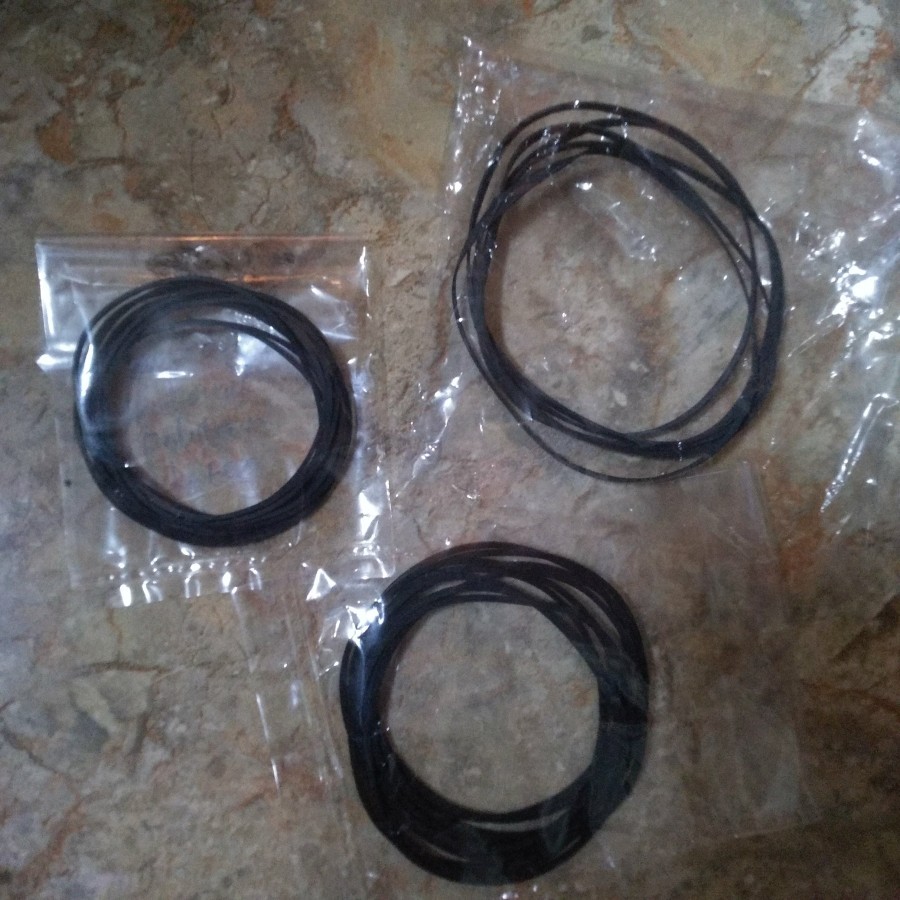 karet sepasang untuk mekanik DVD CD VCD player Polytron ready bos
