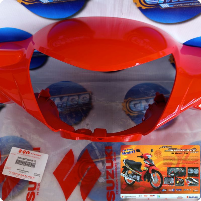 BATOK DEPAN SMASH NEW 110  (STRONG RED) 07H ORIGINAL SGP