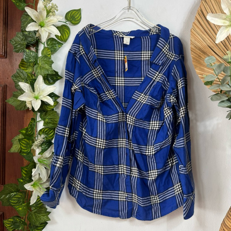 Kemeja Outer Kotak HnM Birel