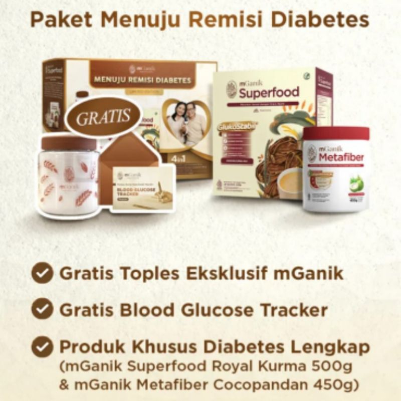 MGANIK PAKET MENUJU REMISI DIABETES