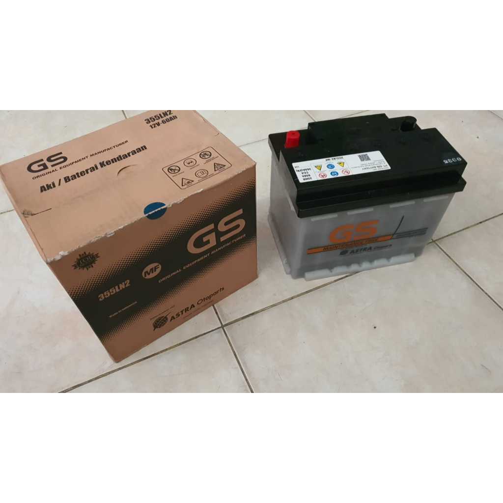 Aki Kering Aki GS ASTRA MF OEM 355LN2 (60 Ampere)