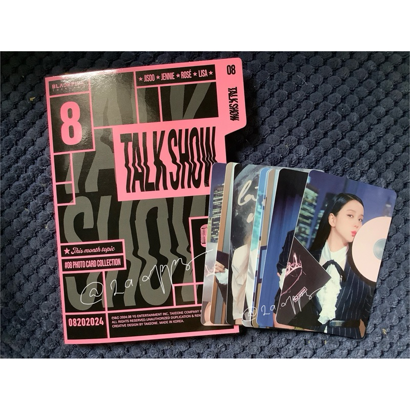 OFFICIAL PHOTOCARD BLACKPINK THE GAME BPTG PHOTOCARD COLLECTION TALK SHOW