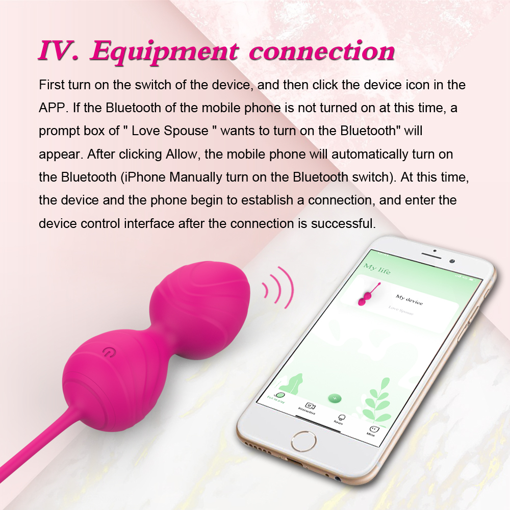 READY STOCK 100% ORIGINAL kegel ball wireless safety  ini bisa di control lwt aplikasi hp