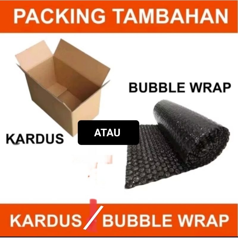 

PENGAMAN PAKET/TAMBAHAN PACKING PLASTIK BUBBLE WRAP/DUS