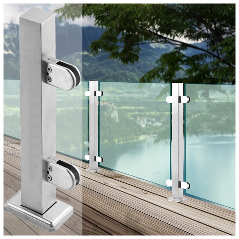 Tiang Railing Kaca Railing Tangga Stainless 304
