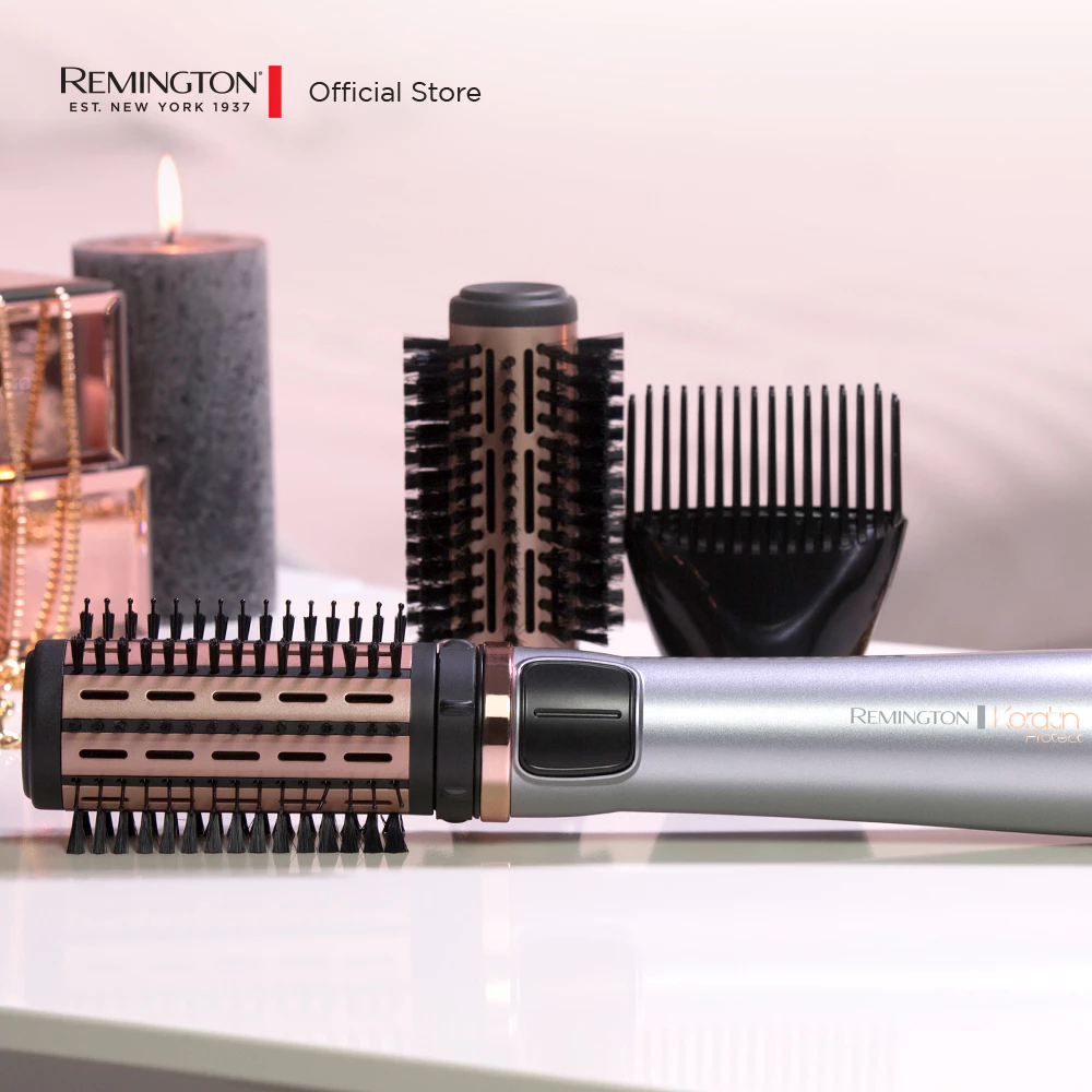 PRELOVED ORIGINAL Remington Sisir Angin Keratin Protect Rotating Air AS8810