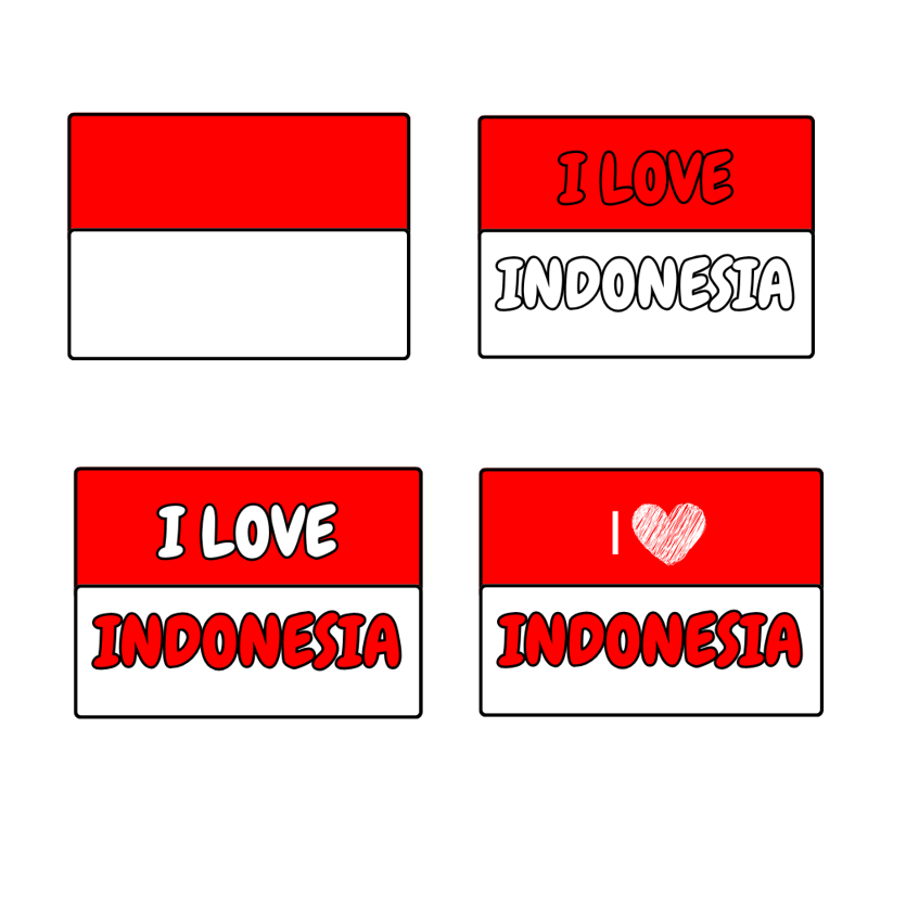 

Sticker Bendera Indonesia