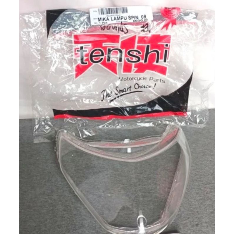 Kaca Mika lampu depan only Suzuki New Spin 125 Lancip 2008 - 2011 Tenshi