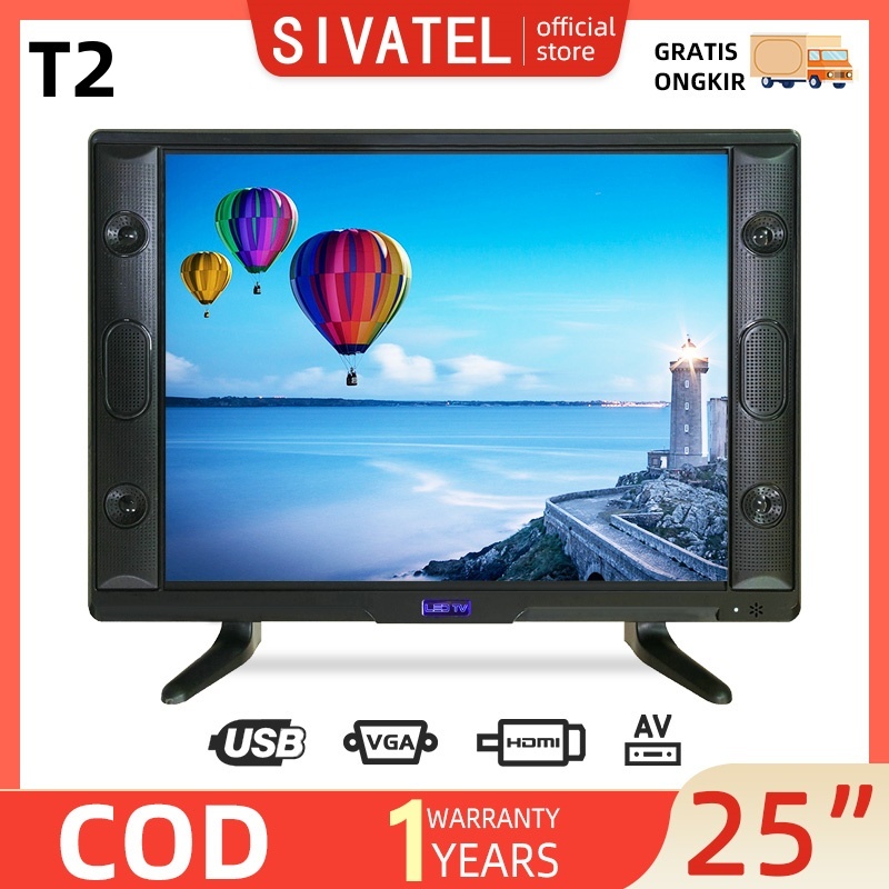 Sivatel LED Monitor 24/25 inch layar komputer Gaming Monitor- Garansi 1 Tahun