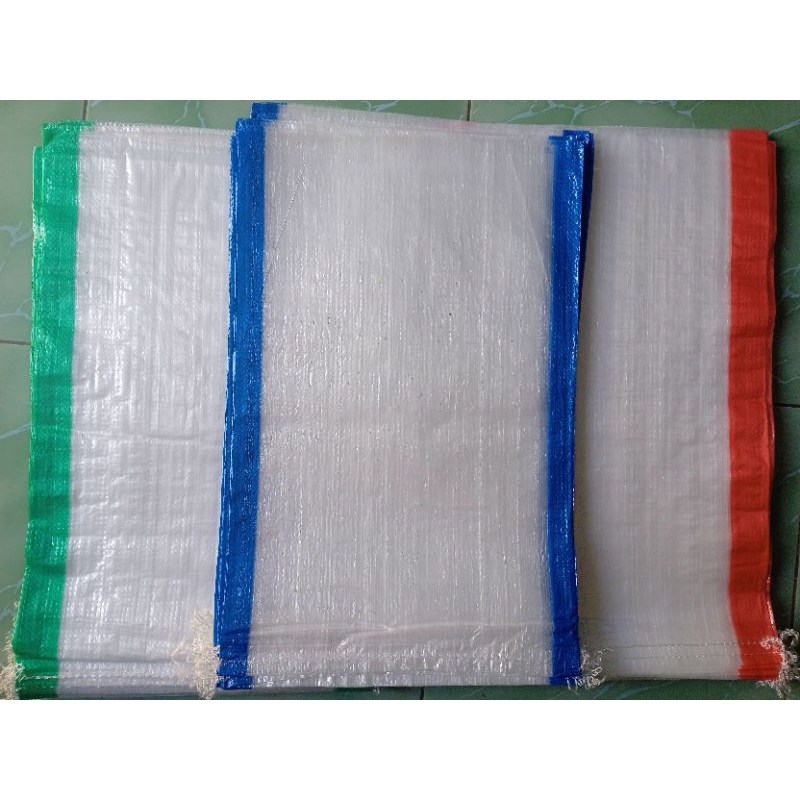 Karung Beras Polos dn Sablon 5 kg isi 50 Lembar