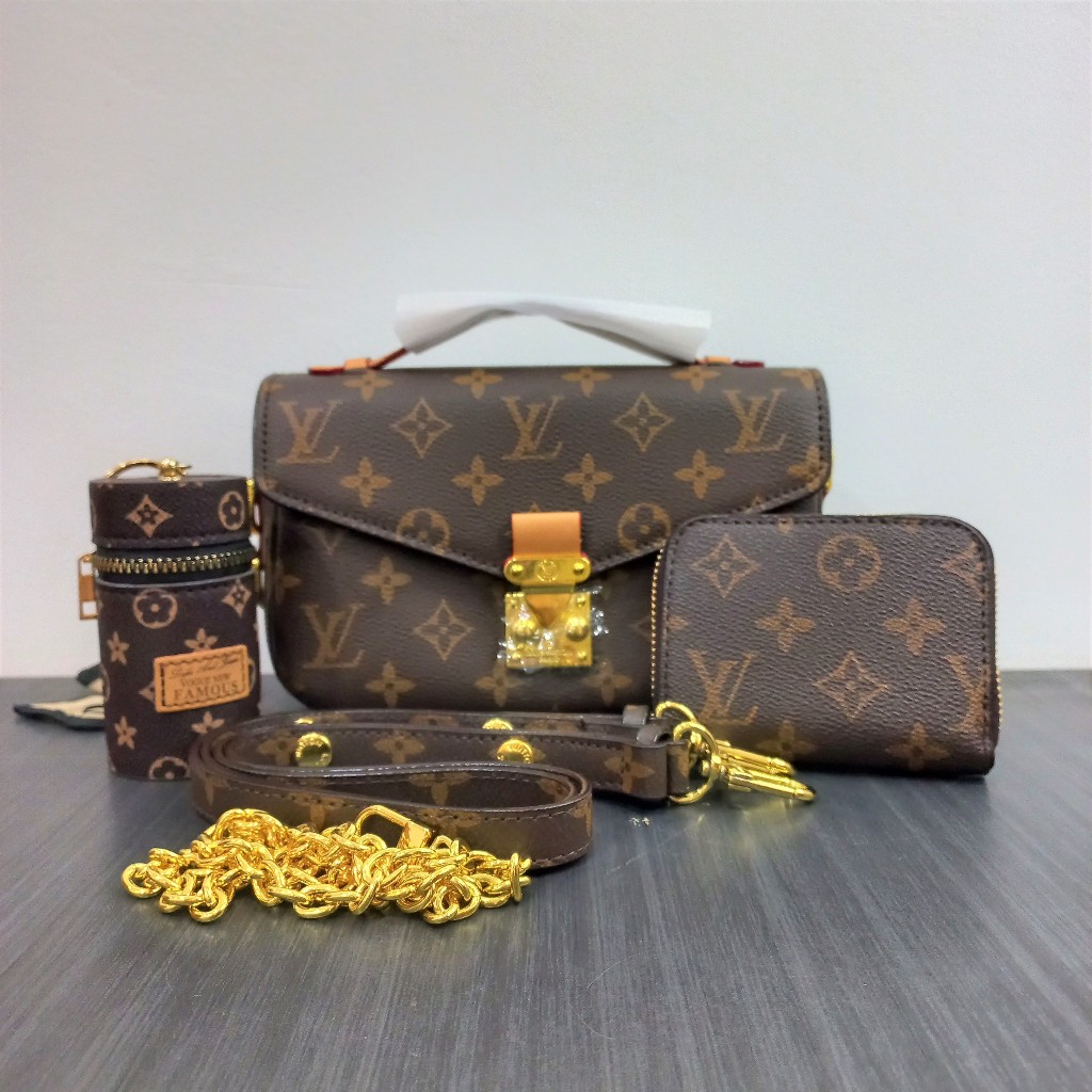 Tas Selempang Metis Mini Monogram Full Set