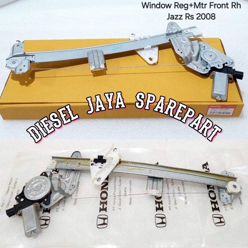 REGULATOR POWER WINDOW+MOTOR JAZZ RS 2008