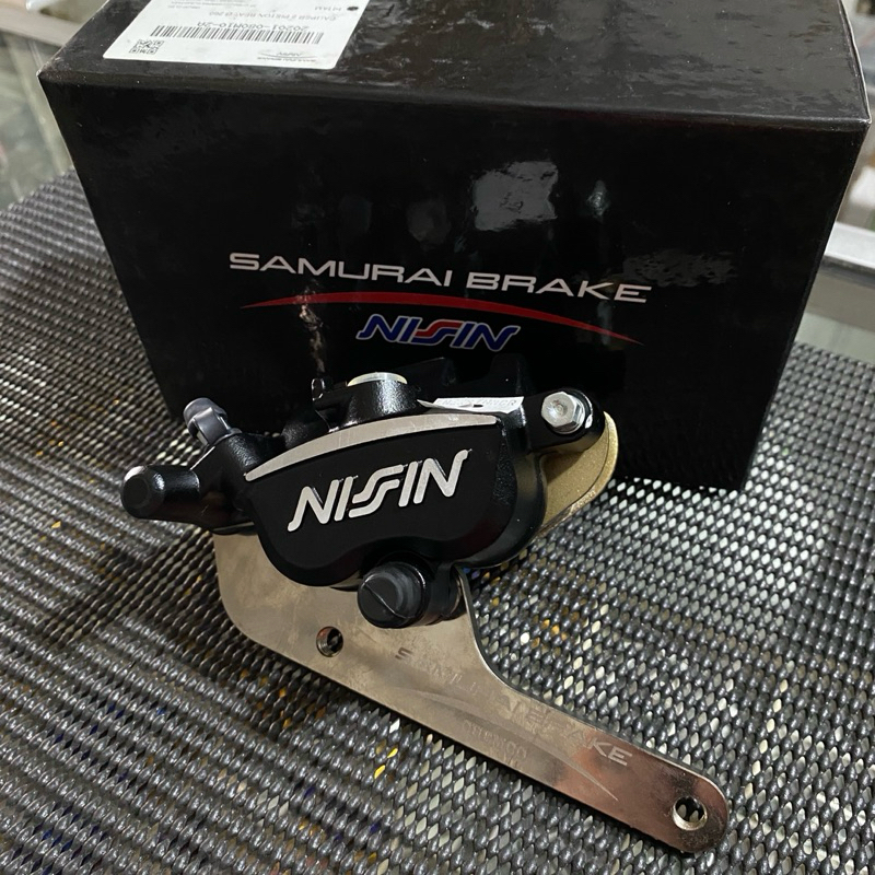 (BEAT VARIO SCOOPY) 100% ORIGINAL KALIPER NISSIN SAMURAI BRAKE HITAM DISC 260 PNP