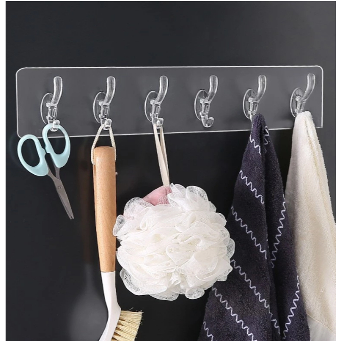 Gantungan baju tempel dinding pengait gantungan baju dinding tanpa paku