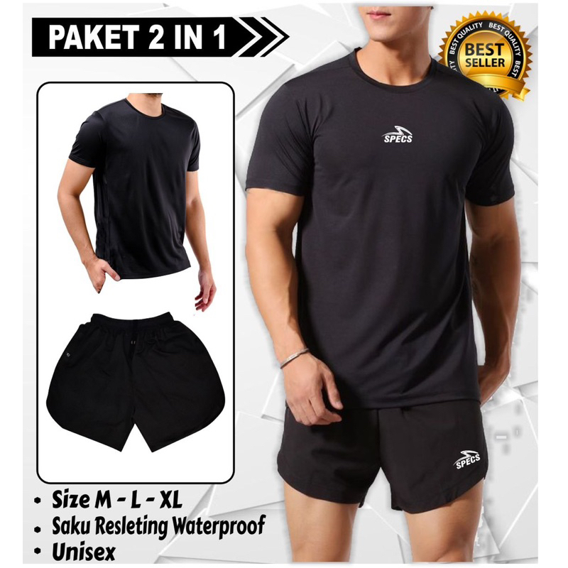 Setelan Baju running pria Celana running pria