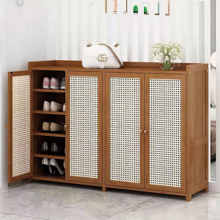 Rak Kayu Modern Minimalis Bisa Dikirim Ke [ Cirebon ] Lemari sepatu kayu minimalis | Furniture penyi
