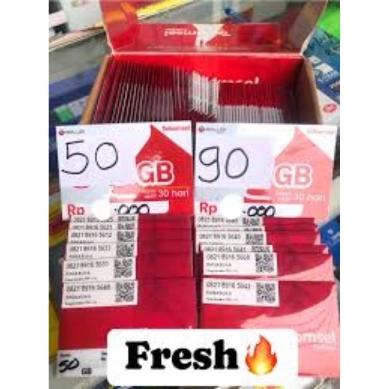 Kartu Perdana telkomsel kouta 100MB