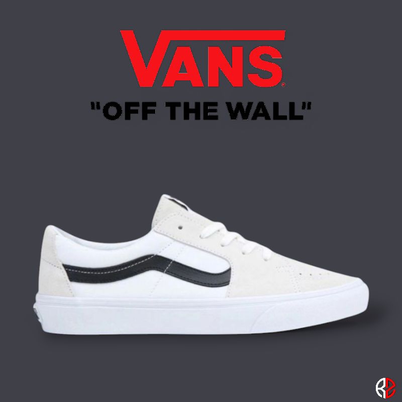 VANS SK8 LOW CONTRAST MARSHMALLOW WHITE BLACK
