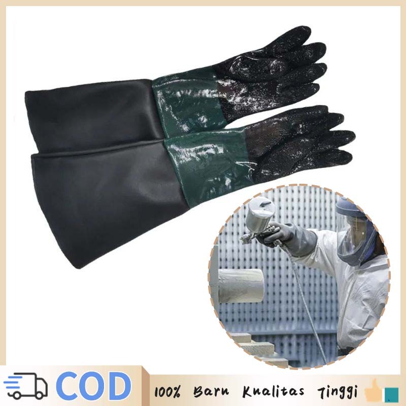 65cm Sarung Tangan Sandblasting Sarung Tangan Sanblasting Sarung Tangan Sandblast Sandblasting Tanga