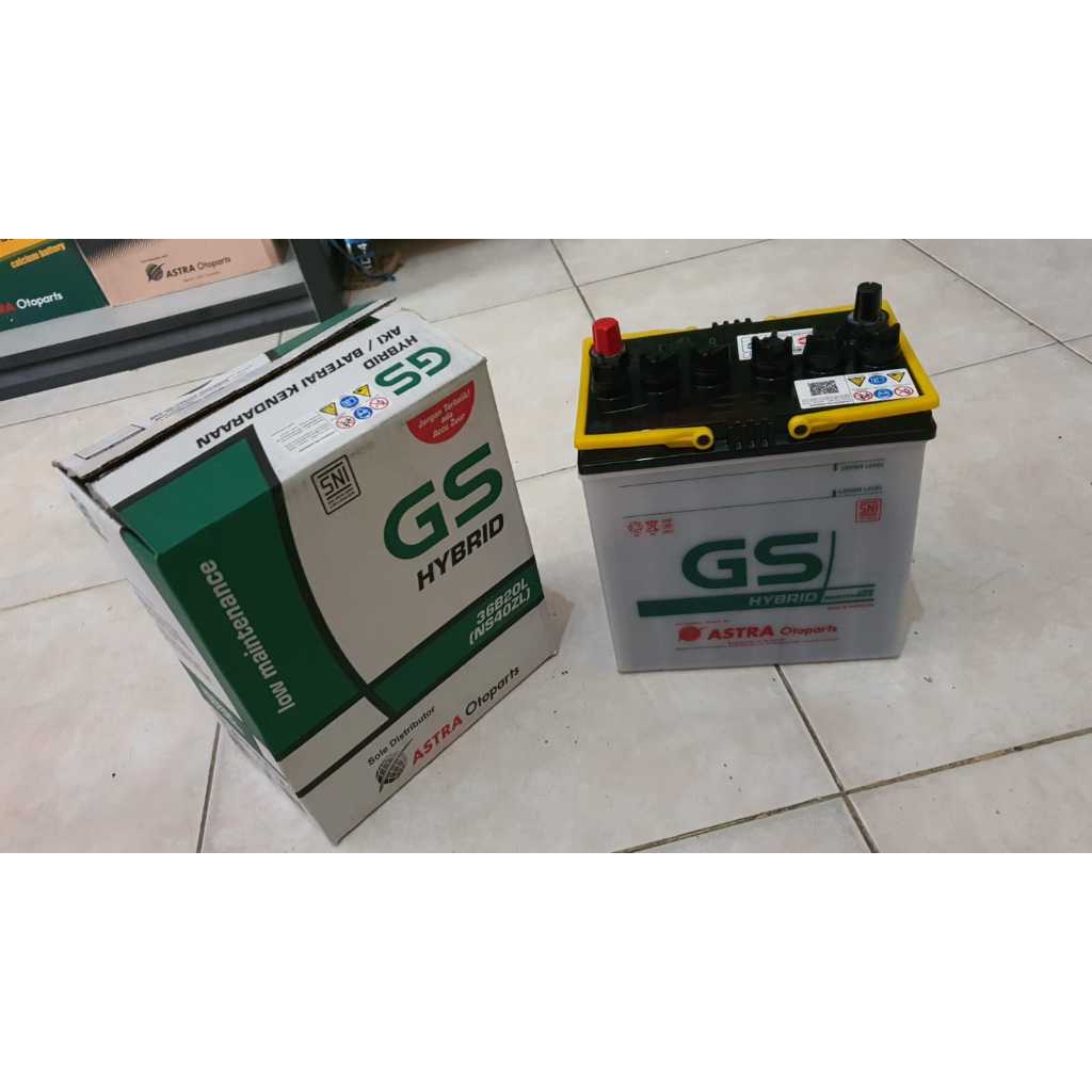 Aki Basah GS Hybrid NS40ZL/36B20L (35AH)