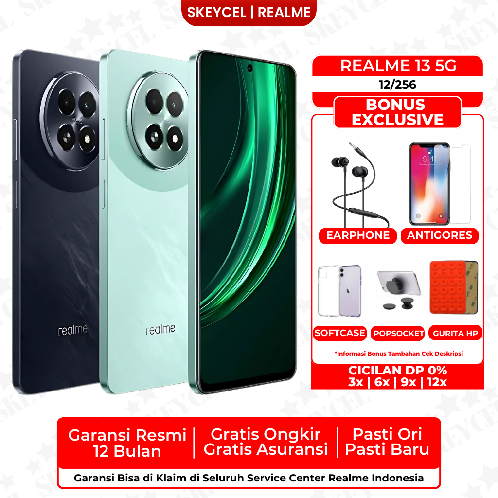 REALME 13 5G 12/256 GB - NFC Garansi Resmi 1 Tahun