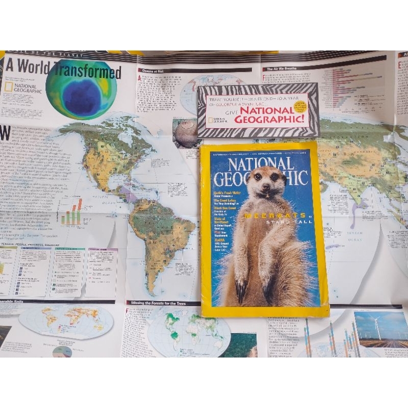 MAJALAH NATIONAL GEOGRAPHIC 2002 LENGKAP POSTER