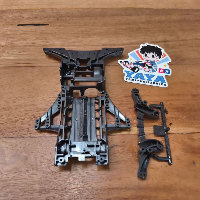 tamiya fma chassis metalic grey akar original loose kit