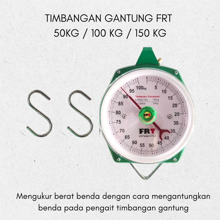 TIMBANGAN GANTUNG FRT 50KG 100KG 150KG