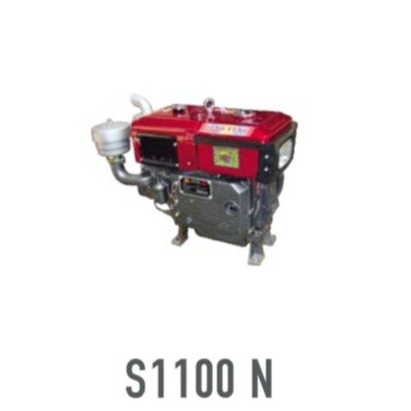 Mesin diesel Dong Feng Dongfeng S1100 N 15 hp 15 pk maksimal 16 hp 16 pk radiator