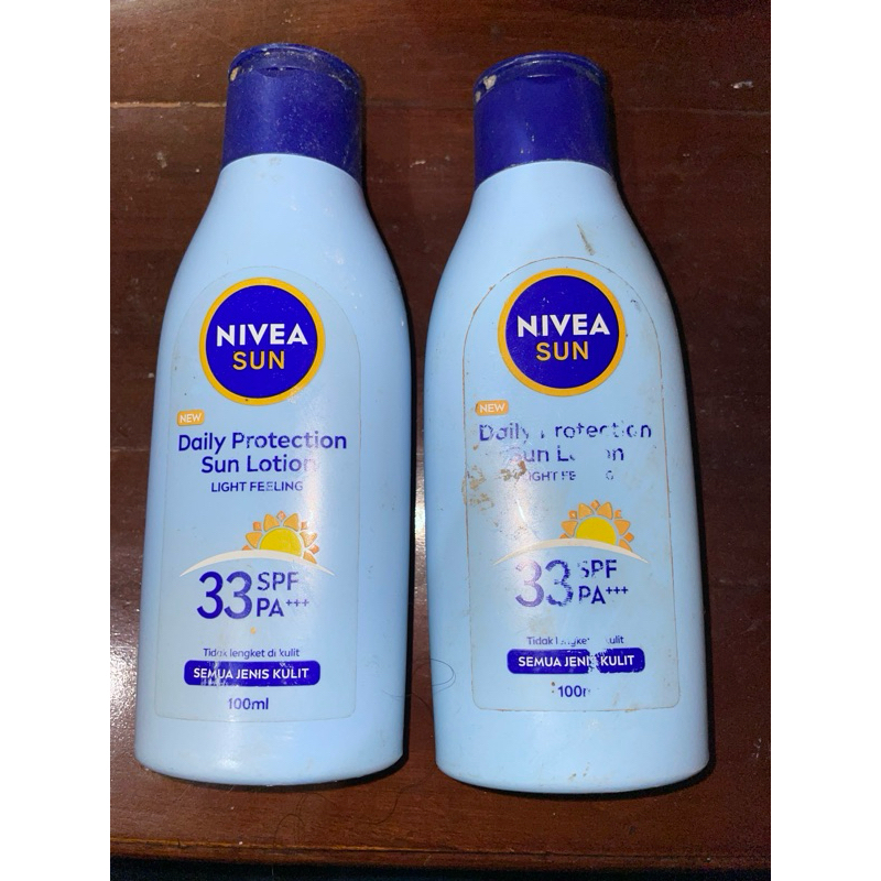 Preloved 2 sunblock nivea original paket bundling