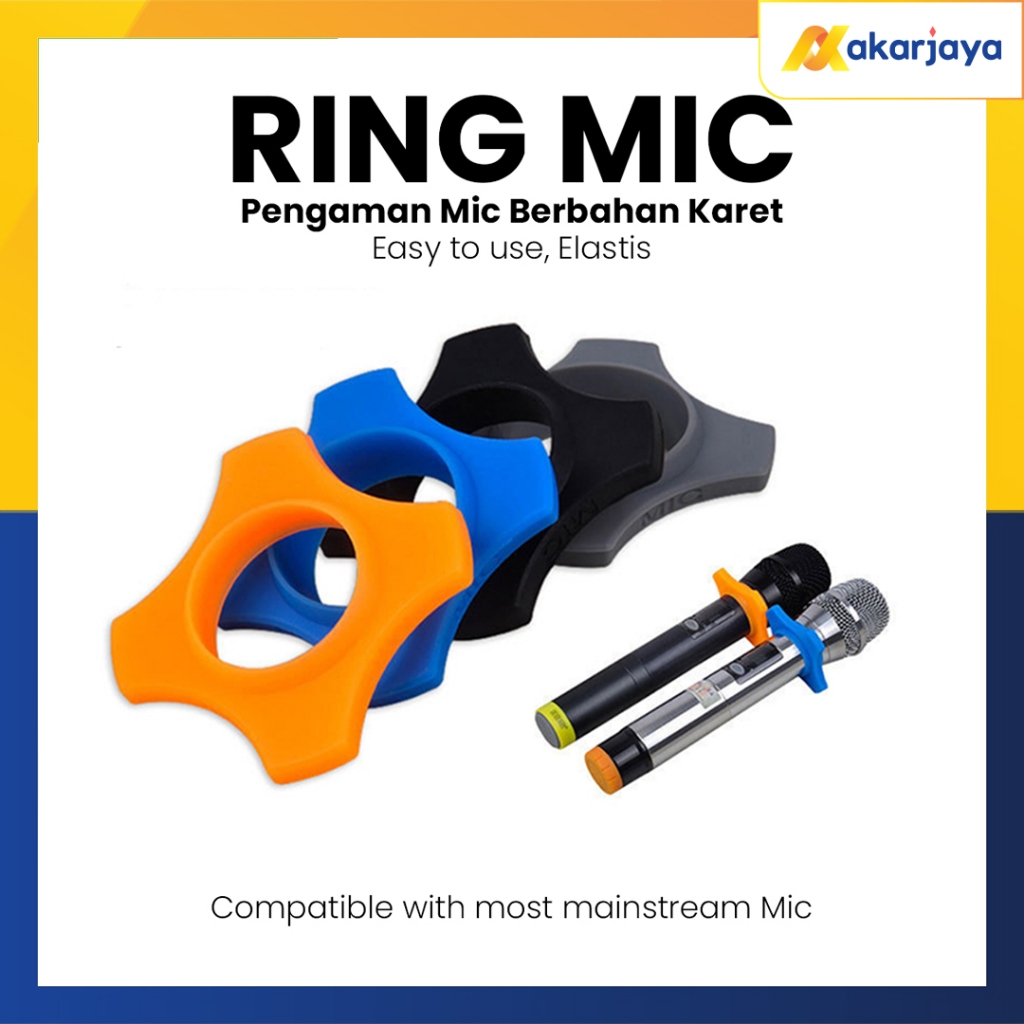 KARET MIC KARET PENGAMAN MIC RING MICROPHONE