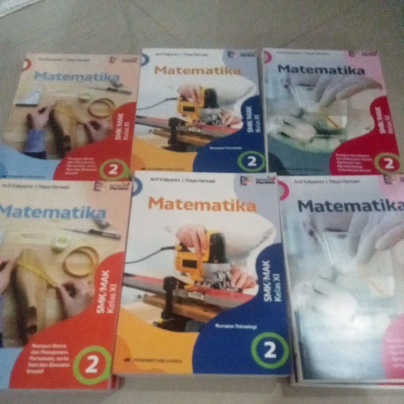 buku matematika kelas 2/ 11 SMK Erlangga kurikulum merdeka