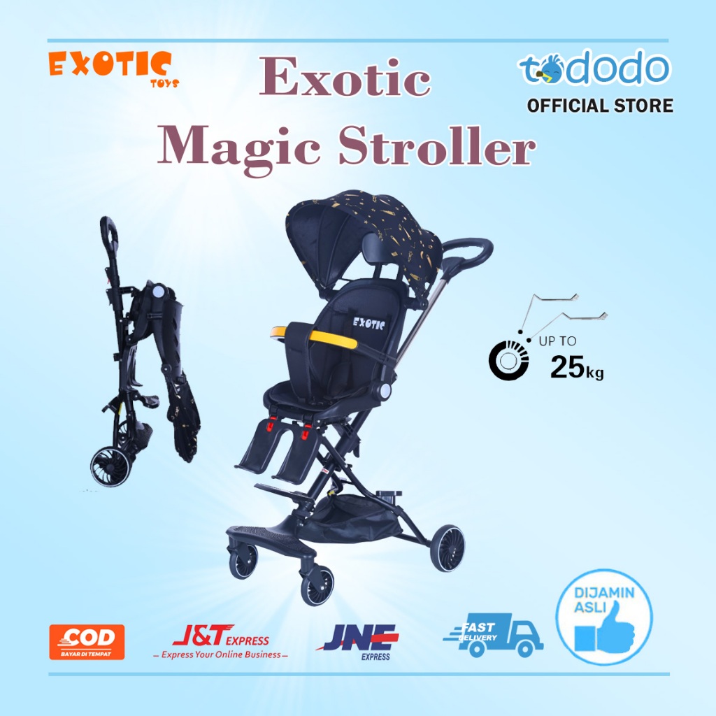 Stroller Anak Kereta Dorong Bayi MAGIC Stroller EXOTIC ET-LW127 Bisa Hadap Depan