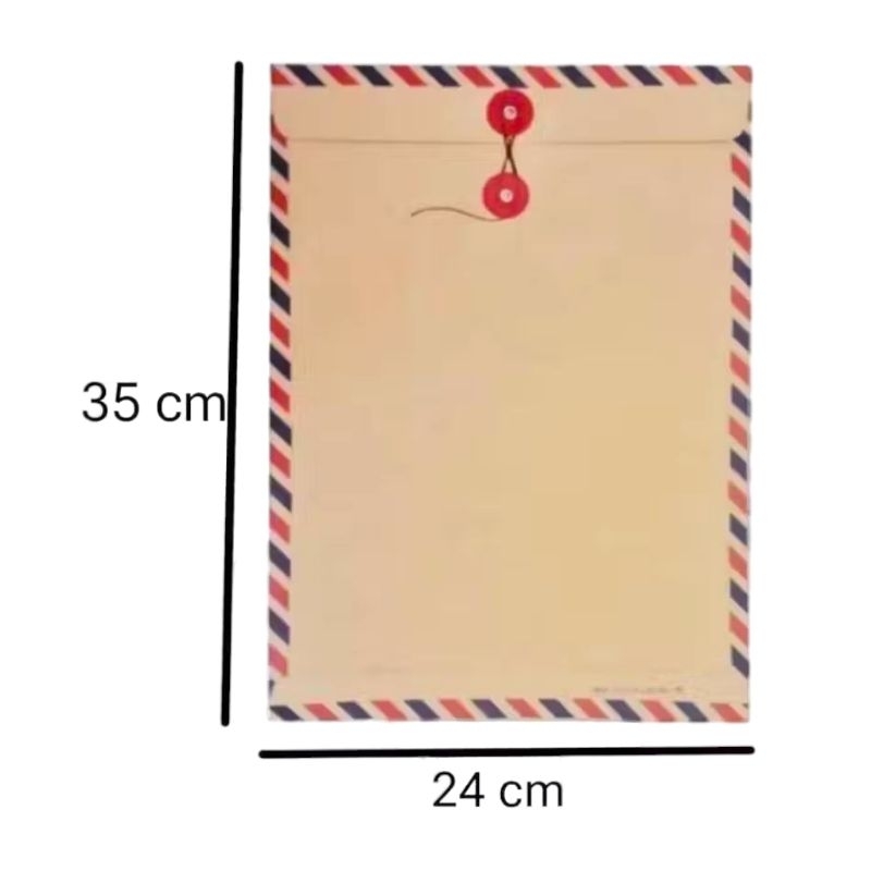 

Amplop Coklat Airmail (5 Pcs)