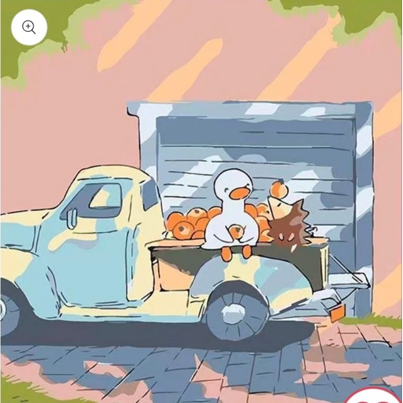 

Canvas Paint By Number Painting By Numbers Kit Digital Oil Painting DIY Lukisan 20 x 20 Seri Flower