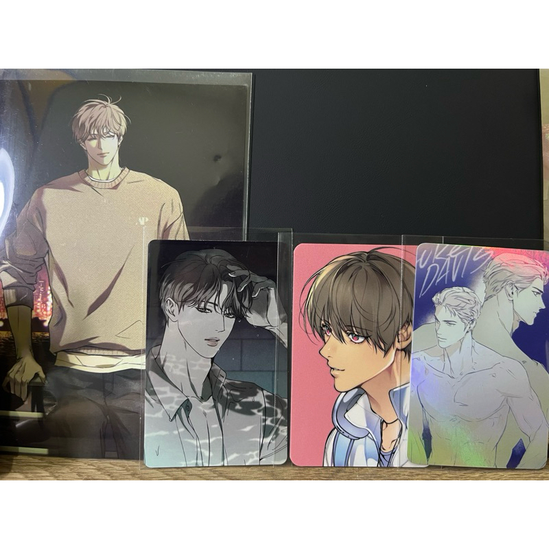 [Baca desc] Official lezhin Doh woo won Art print & Pc, photocard cirrus litc, photocard Luke Davis 